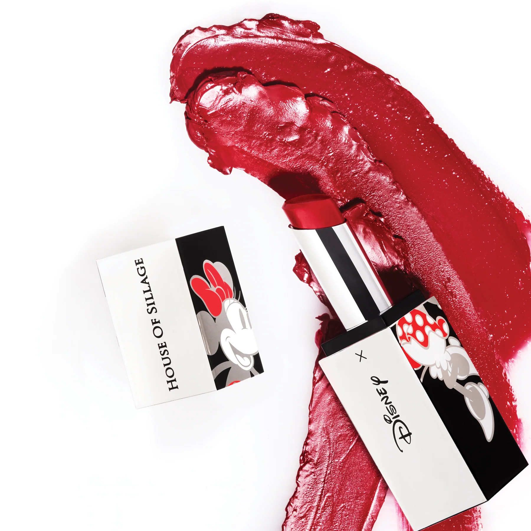 Disney x House of Sillage Beauty - Playful Red Diamond Powder Lipstick - Image 5
