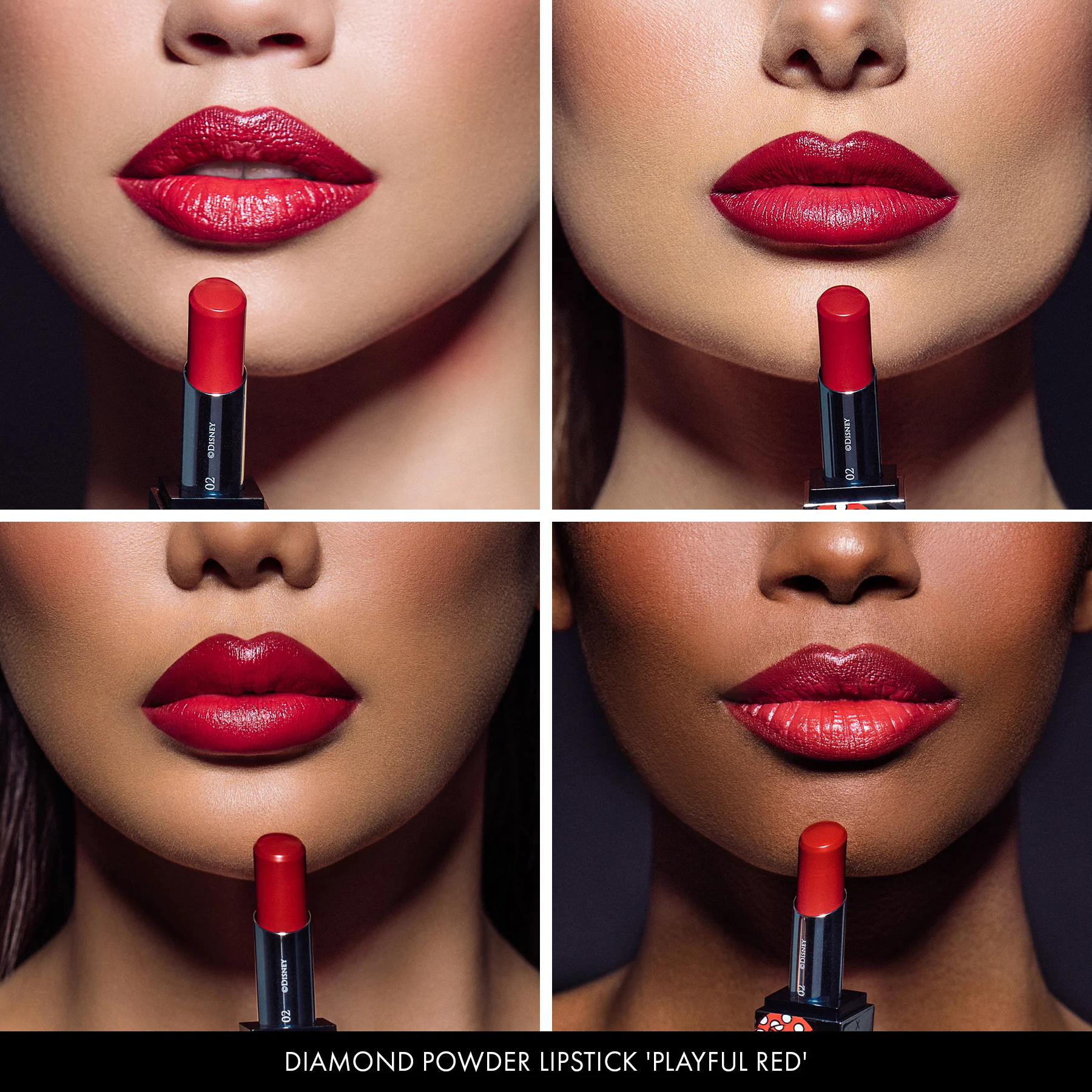 Disney x House of Sillage Beauty - Playful Red Diamond Powder Lipstick - Image 7